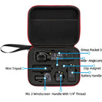 Dji Pocket 3 Camera Handbag - Storage Bag - Black Shell Black Inner