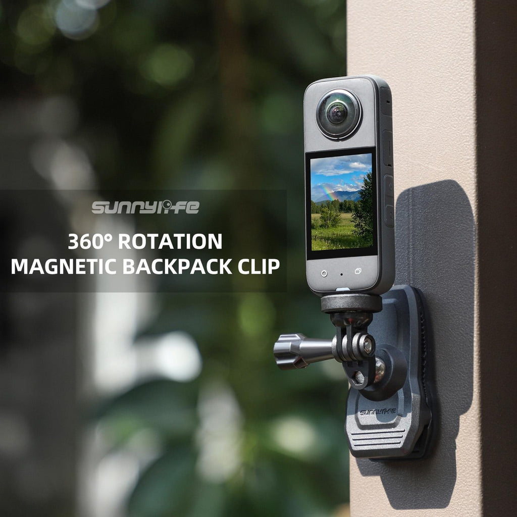 360 Degree Swivel Backpack Clip for Magnetic Action Camera Mount
