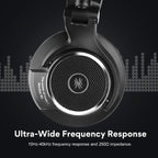 Open Three-Band Monitor Headset 3M Cable Black