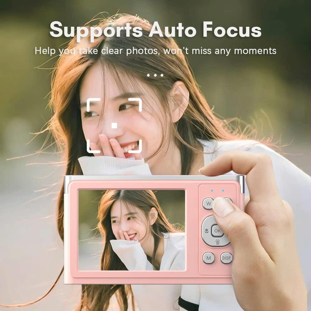 Retro Vlog Self-Shooting Camera - 50Mp Hd 4K Video - Black