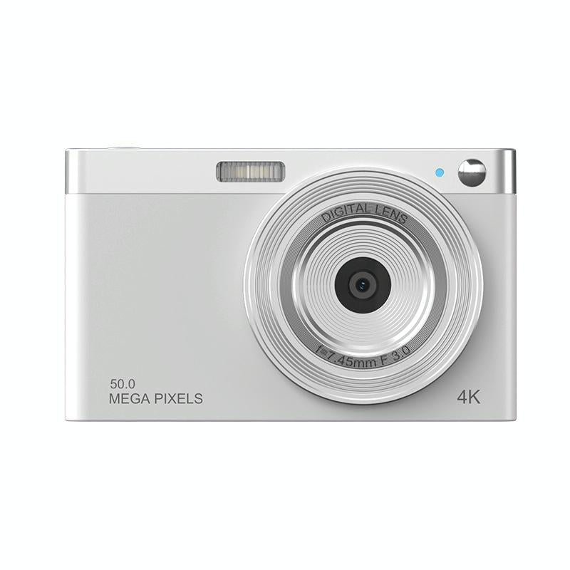 Retro Vlog Self-Shooting Camera - 50Mp Hd 4K Video - Black