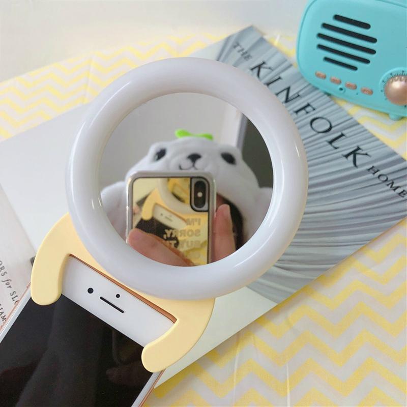 Portable Handheld Live Light for Mobile Self-timer - Pink