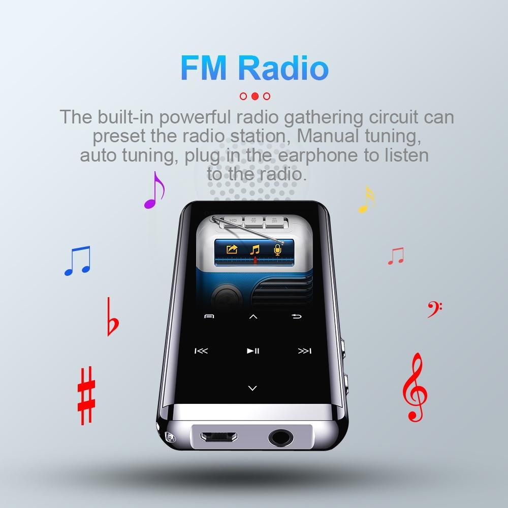 1.8 Inch Touch Lcd Hifi Mp3 Player 16Gb Memory - With Bluetooth - 4Gb