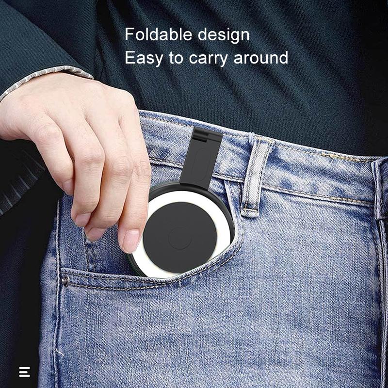 Portable Magnetic Cell Phone Fill Light - White
