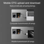 2.4 Inch Hifi Bluetooth Music Player Dsd256 Mastering Sound Quality 16Gb+16Gb Memory - Gray - 16Gb