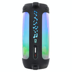 Shockproof Silicone Protective Case for Jbl Pulse4 with Carabiner & Lanyard - Black