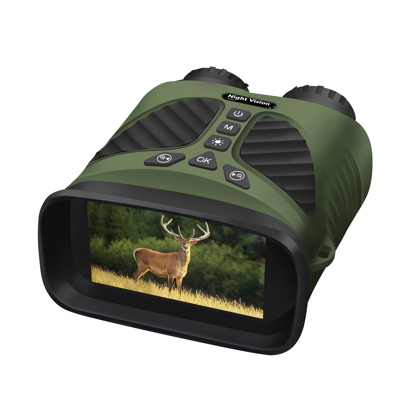 3 Ips Screen Digital Night Vision Binoculars with 3 Display - Black