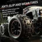 Off-road Remote Control Car - Electric 4wd Alloy Bigfoot - Red