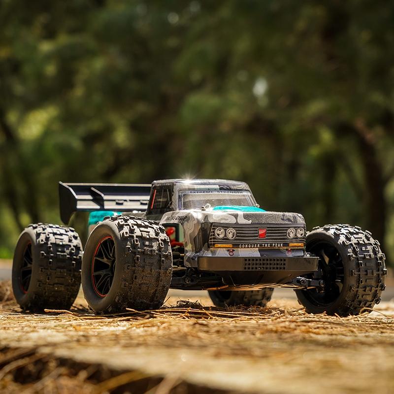 Off-road Remote Control Car - Electric 4wd Alloy Bigfoot - Red