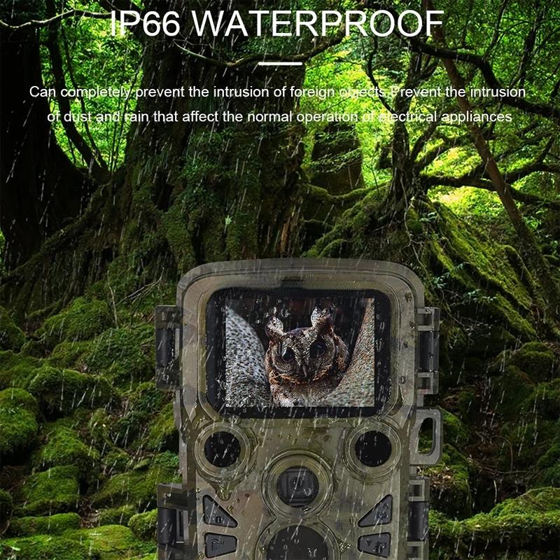 Outdoor Night Vision Hunting Camera with 4k Hd and Infrared Induction Camouflage Design