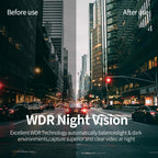 2k Hd Night Vision Car Recorder with Wifi and Single Recording