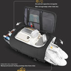 Large Capacity Sports Shoulder Bag With Wet / Dry Separation