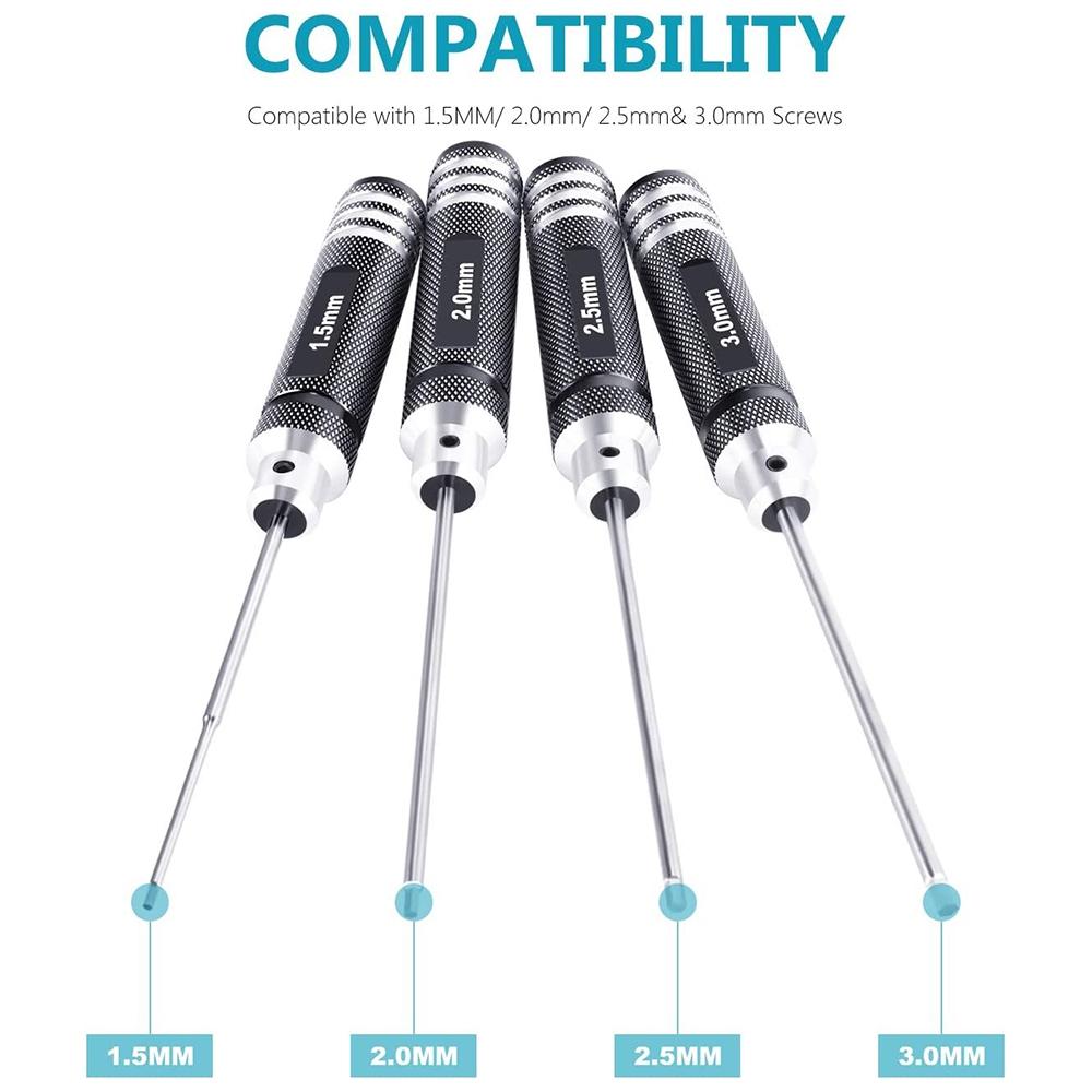 Drone Repair & Disassembly Tool - Inner Hex T6 / T9 Screwdriver