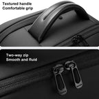 Men Commuter Laptop Backpack - Black