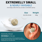 Z 68 In Ear Tws Hearing Aid With Charging Box Skin Color