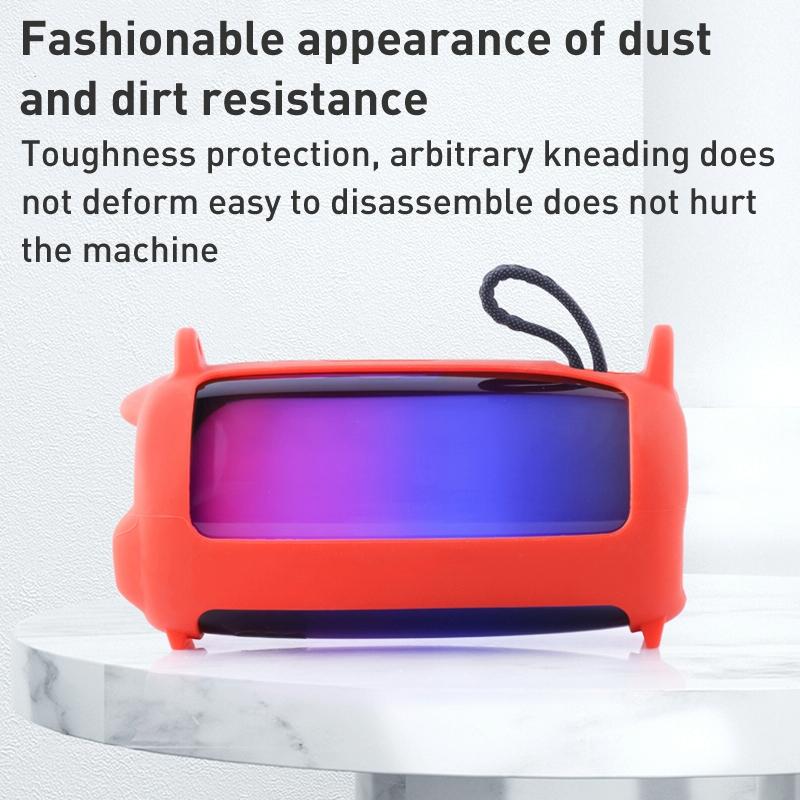 Jbl Pulse 5 Bluetooth Speaker Case with Shoulder Strap - Colourful Light Effect - Black