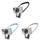 Versatile Magnetic Neck Holder for Phones and Action Cameras - Black