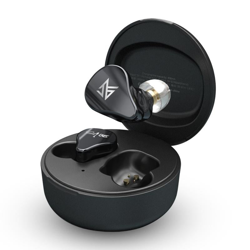 Kz Sa08 Wireless 5ba Bluetooth Tws Earphones - Black