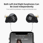 Kz Sa08 Wireless 5ba Bluetooth Tws Earphones - Black