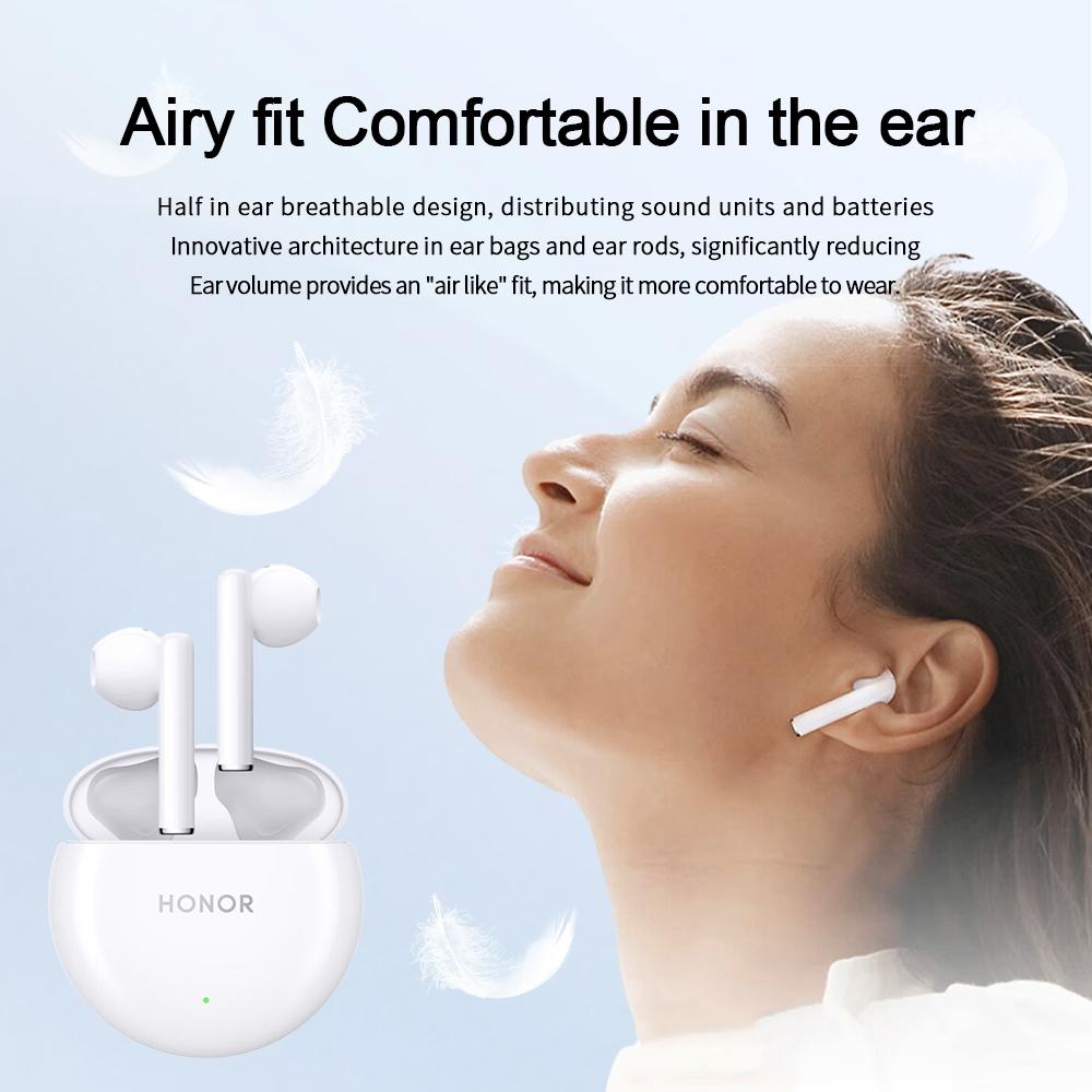 Smart Call Noise Reduction Bluetooth Earbuds - Semi-in-ear - Glaze White