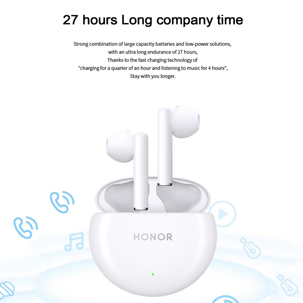 Smart Call Noise Reduction Bluetooth Earbuds - Semi-in-ear - Glaze White