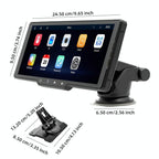9.38 Inch Car Mp5 Player With Carplay / Android Auto - Portable Black