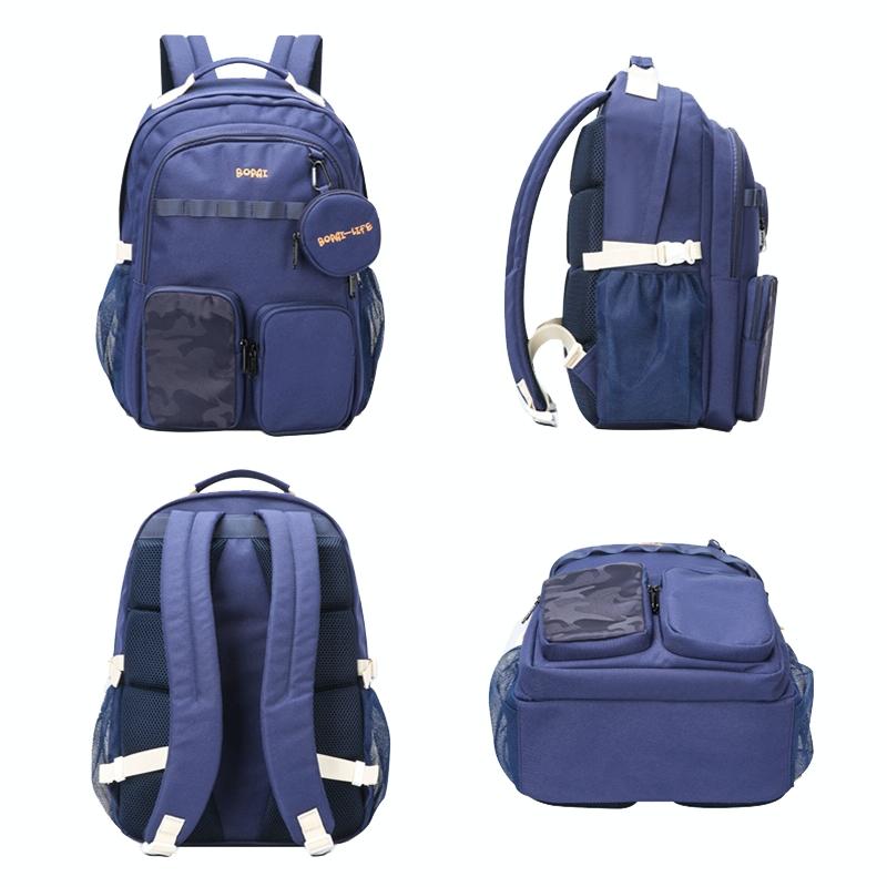 Lightweight Canvas Backpack - Compact and Durable - Black 2