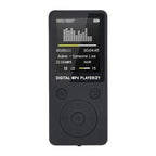 Portable Mp4 Music Player With Fm Radio & Recording Black - Black No Memory