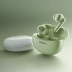 Wireless Active Noise-cancelling Earbuds for Sports and Music - White