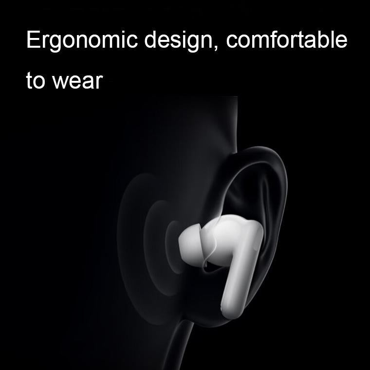 Wireless Active Noise-cancelling Earbuds for Sports and Music - White