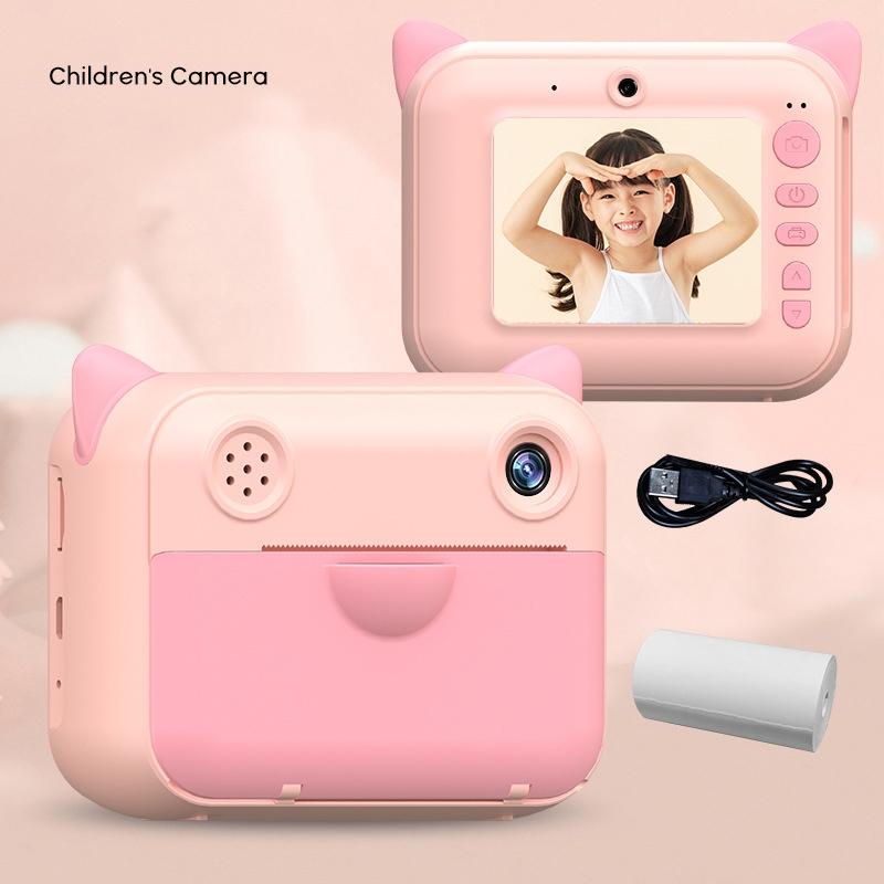 2.4 Hd Screen Kids Thermal Printing Camera - no Memory Card - Blue