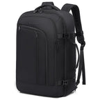 Large Capacity Men Backpack With Shoulder Strap Black