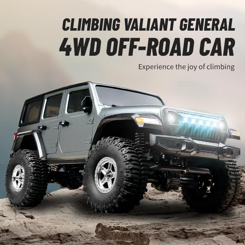 Off-road Climbing Rc Vehicle with 4wd Drive - Grey