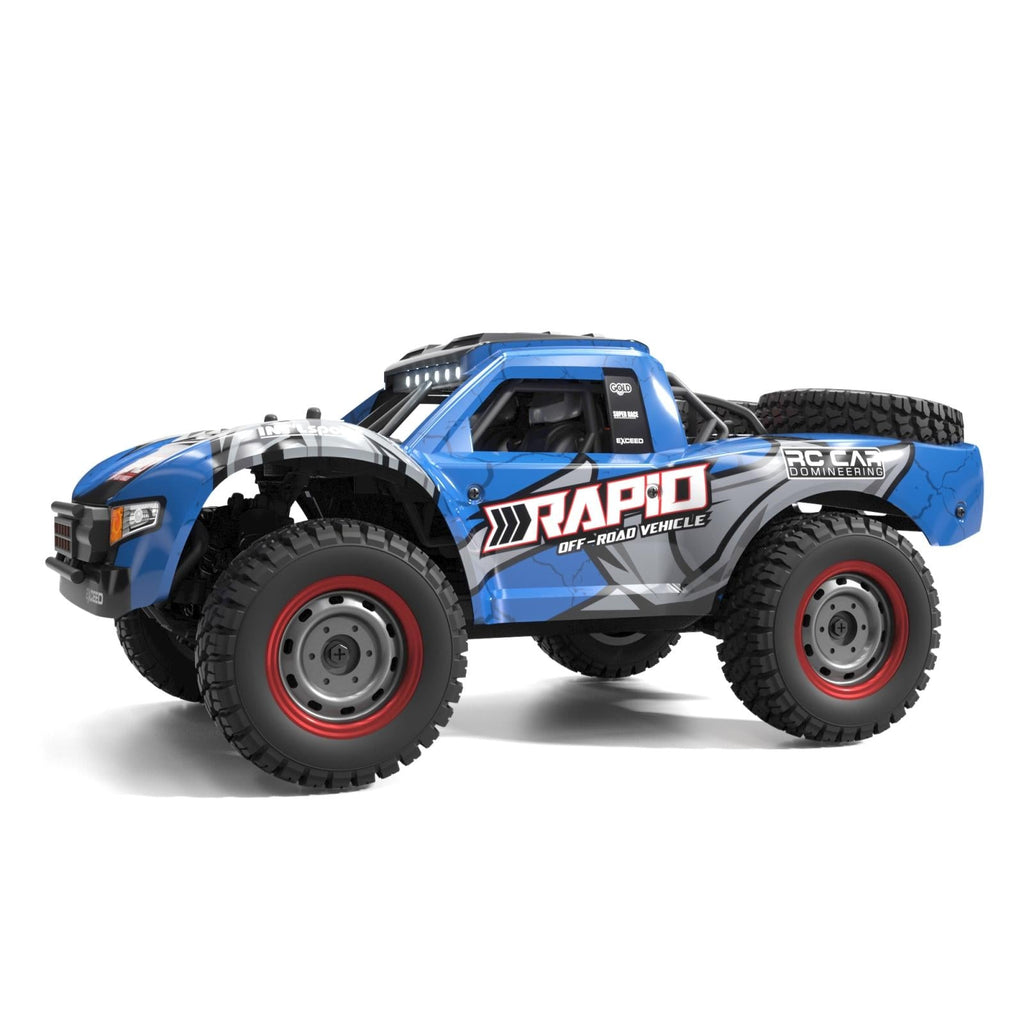 High-speed 4wd Pickup Rc Car with Full-scale High-brush Design - Blue