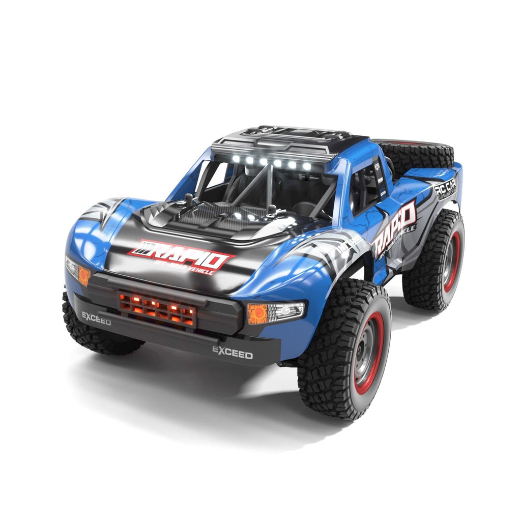 High-speed 4wd Pickup Rc Car with Full-scale High-brush Design - Blue