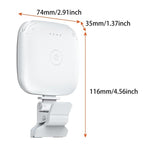 Portable Mini Clip-on Led Fill Light for Video Conferencing and Live Streaming - Black