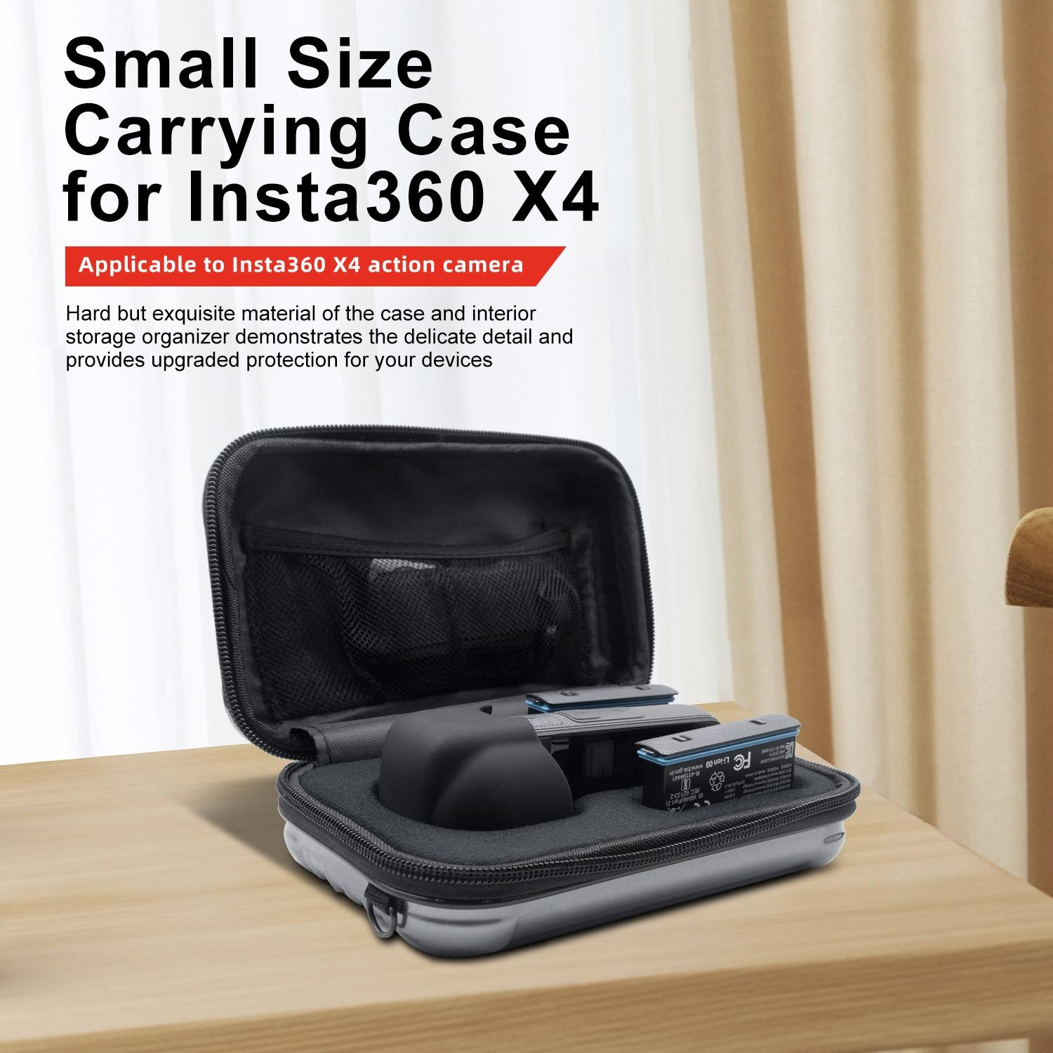 Hard Shell Storage Bag for Insta360 X4 Camera - Gray