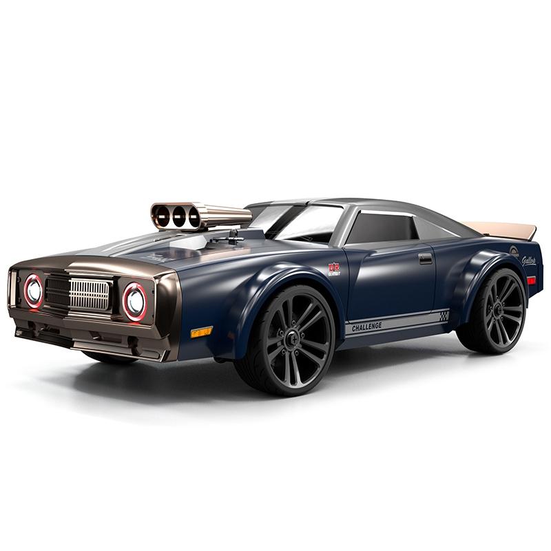 High Speed Electric Drift Rc Car - 4wd Muscle - Grey