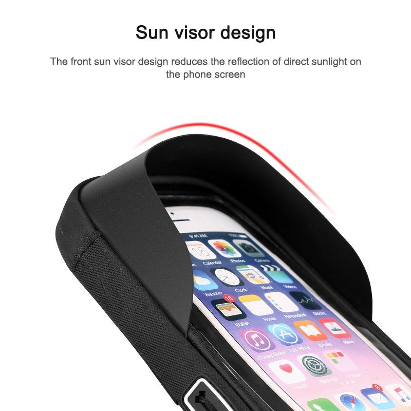 Waterproof Mobile Phone Holder For Bikes And Motorcycles - Black