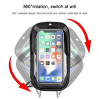 Waterproof Mobile Phone Holder For Bikes And Motorcycles - Black