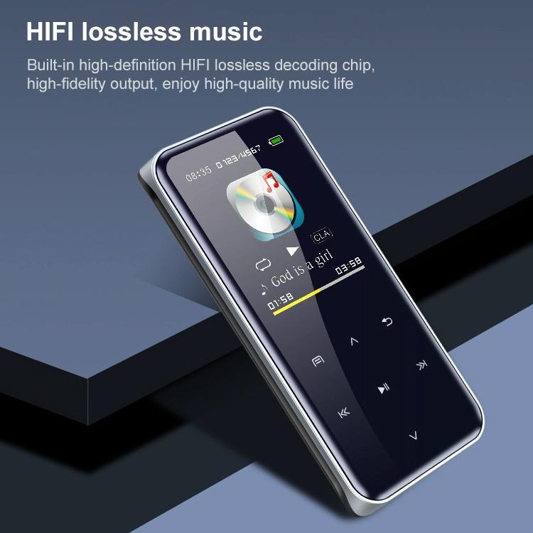 Portable Bluetooth Mp3 Player With Touch Screen 4Gb Memory Black