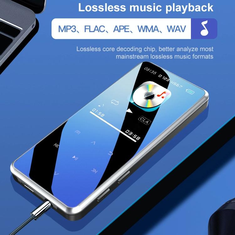 Portable Bluetooth Mp3 Player With Touch Screen 4Gb Memory Black