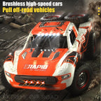 High-speed Brushless 4wd Pickup Rc Car - Orange