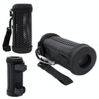 Kaleidoscope Hollow Protective Cover for Jbl Flip 5 Bluetooth Speaker - Black