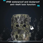 Outdoor Camouflage Dual Lens Infrared Camera with 4k Resolution and Night Vision