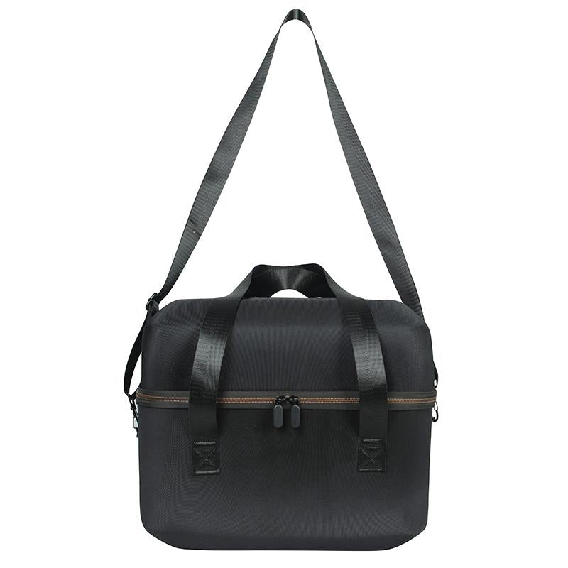 Shockproof Portable Carrying Case - Compact Design - Black + Orange