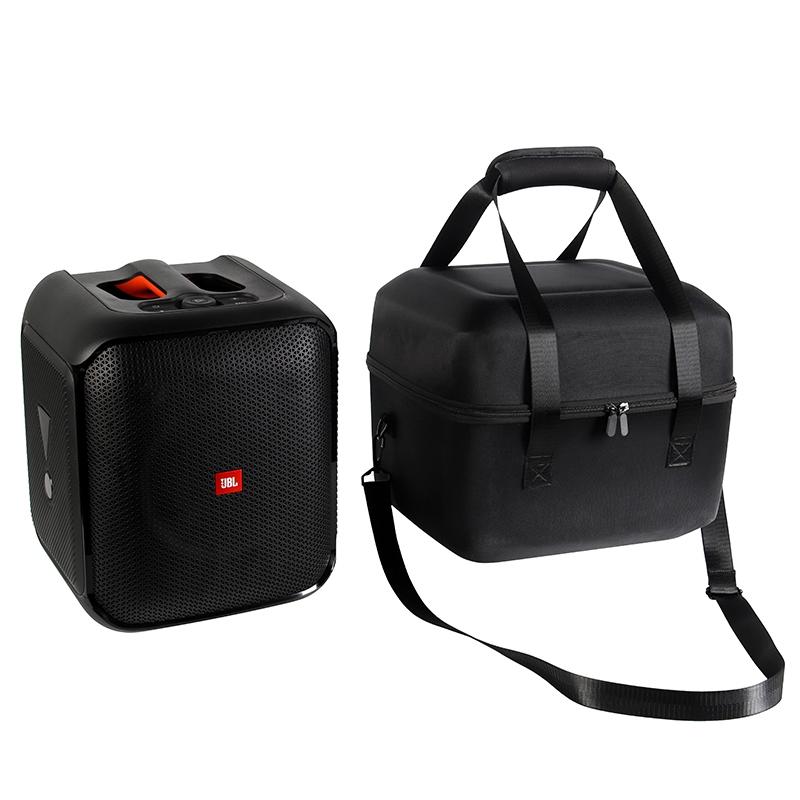 Shockproof Portable Carrying Case - Compact Design - Black + Orange