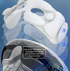 Adjustable Eye Massager With Hot Compress Black - Black