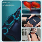 Electric Shoulder Neck Massage Belt Back Correction Belt Navy Blue