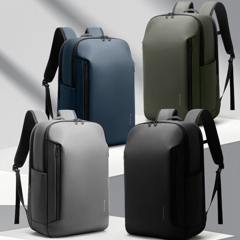 Large Capacity Lightweight Business Backpack For Men - Black